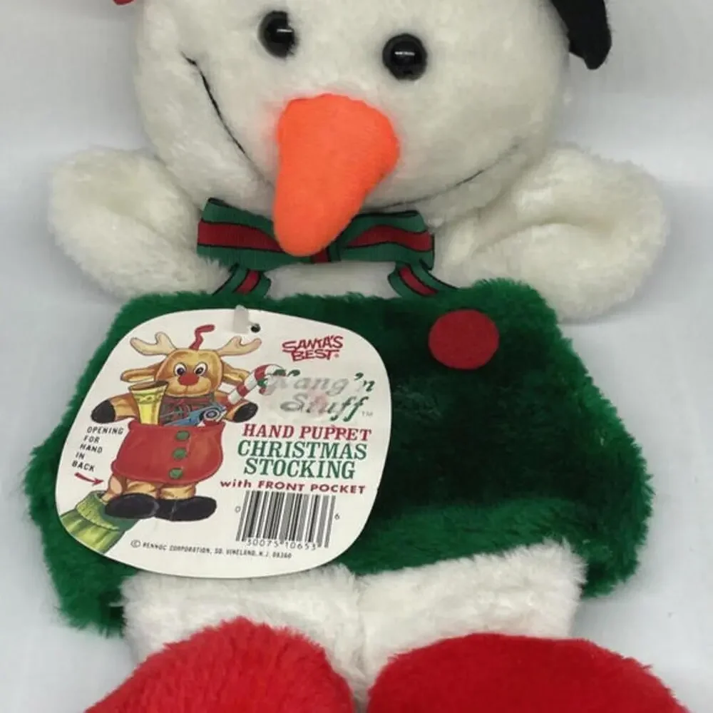 Snowman Plush Hand Puppet 15